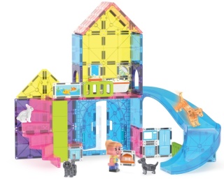 MAGNA-TILES Klocki Magnetyczne Pet Playhouse 50 el.