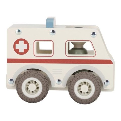LITTLE DUTCH AMBULANS DREWNIANE AUTKO KARETKA SAMOCHODZIK FSC