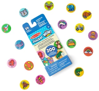 Sticker WOW Mini notesik z naklejkami niespodziankami- uzupełnienie Melissa