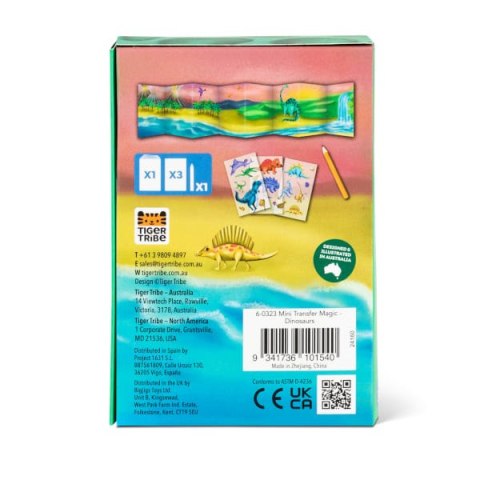 Tiger Tribe Zestaw z Folią Transferową - Dinozury