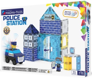MAGNA-TILES® Klocki Magnetyczne Police Station 35 el.