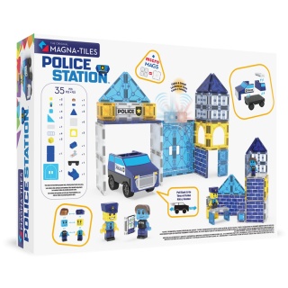 MAGNA-TILES® Klocki Magnetyczne Police Station 35 el.
