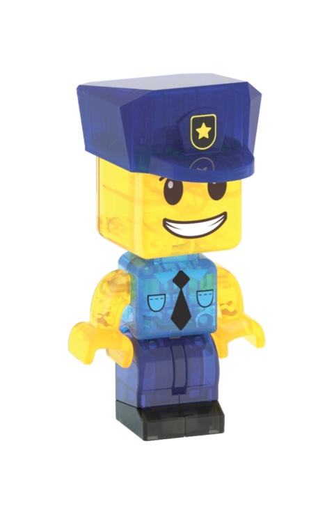 MAGNA-TILES® Klocki Magnetyczne Police Station 35 el.