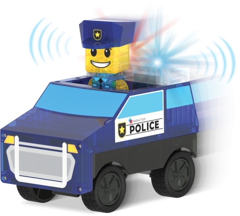 MAGNA-TILES® Klocki Magnetyczne Police Station 35 el.