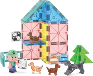 MAGNA-TILES® Klocki Magnetyczne Puppy Park 27 el.