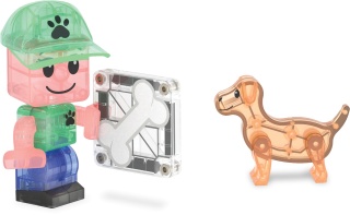 MAGNA-TILES® Klocki Magnetyczne Puppy Park 27 el.