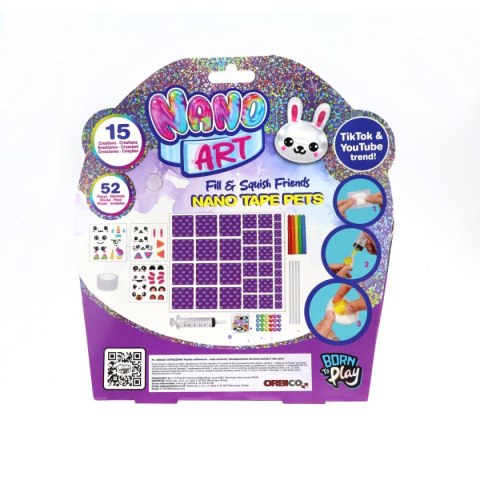 NANO ART Fill And Squish Friends, zestaw kreatywny