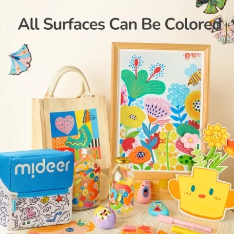 mideer Markery akrylowe w miękkim opakowaniu (36 kolorów) MD3390