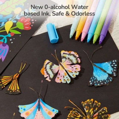 mideer Markery akrylowe w miękkim opakowaniu (36 kolorów) MD3390