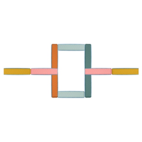 B.TOYS Balance & Hop Beams – BELKI SENSORYCZNE