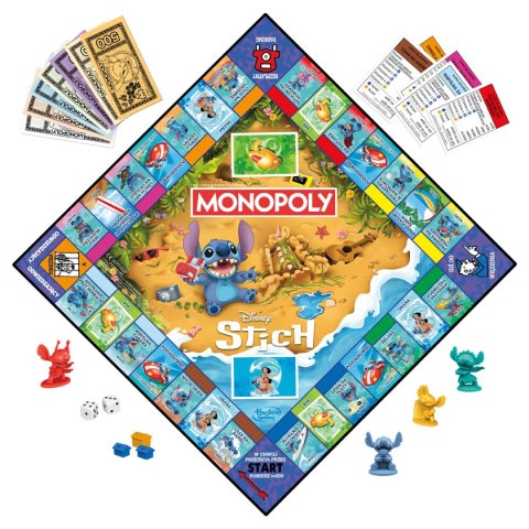 HASBRO GAME Monopoly Stitch, gra