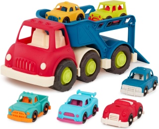 B.TOYS Happy Cruisers – Car Carrier – LAWETA z 6 AUTKAMI