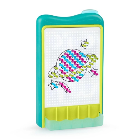 B.TOYS Light-Up Marble Drop – podświetlany tor kulkowy i świetlna tablica artystyczna 2w1 (180 el.)