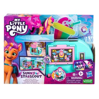 MY LITTLE PONY Sunny Starscout I Ciężarówka Ze Smoothie, pojazd z figurką