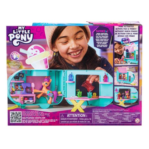 MY LITTLE PONY Sunny Starscout I Ciężarówka Ze Smoothie, pojazd z figurką