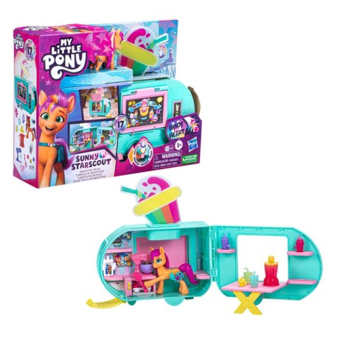 MY LITTLE PONY Sunny Starscout I Ciężarówka Ze Smoothie, pojazd z figurką