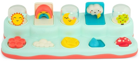 Pop-Up Buddies – wystrzałowa KONSOLA POGODOWA – interaktywna zabawka inspirowana przyrodą