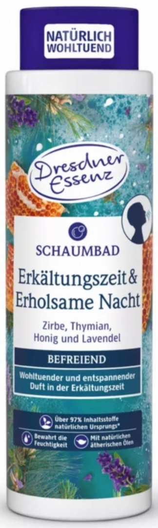 CZAS PRZEZIĘBIENIA I SPOKOJNY SEN - płyn bąbelkowy 500ml - DRESDNER ESSENZ
