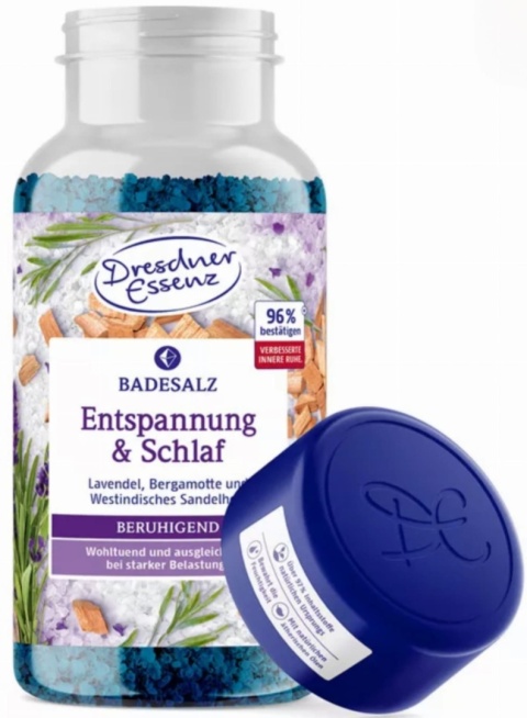 RELAKS & SEN - sól do kąpieli z solą EPSOM 600G - DRESDNER ESSENZ