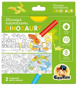Dłuuugie kolorowanki Dinozaury