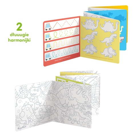 Dłuuugie kolorowanki Dinozaury Dłuuugie kolorowanki Dinozaury