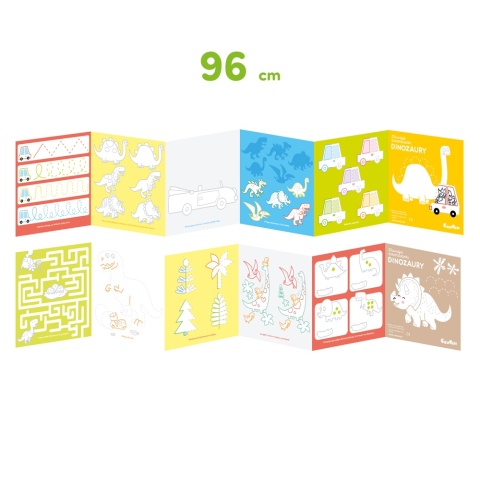 Dłuuugie kolorowanki Dinozaury Dłuuugie kolorowanki Dinozaury