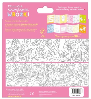 Dłuuugie kolorowanki Wróżki