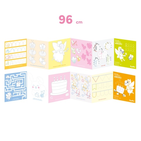 Dłuuugie kolorowanki Wróżki Dłuuugie kolorowanki Wróżki