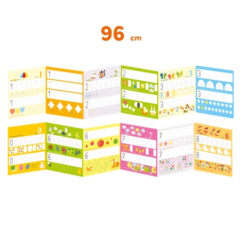 Dłuuugie rysowanki Piszę cyfry 5+