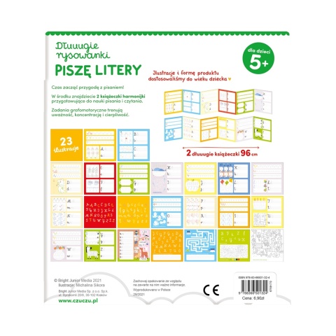 Dłuuugie rysowanki Piszę litery 5+