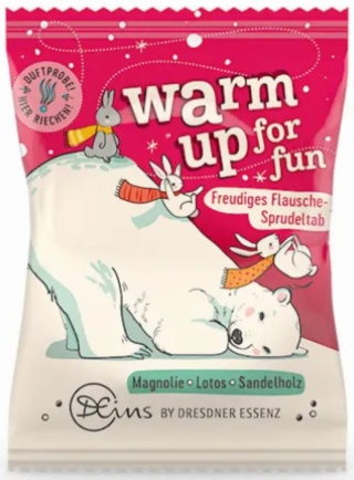 Musująca tabletka WARM UP FOR FUN - DRESDNER ESSENZ