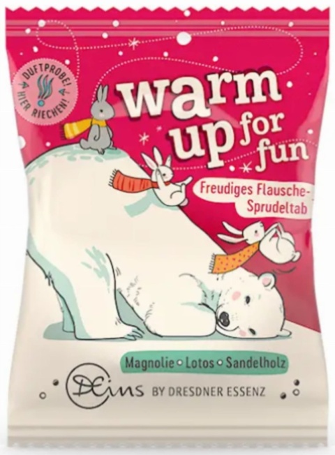 Musująca tabletka WARM UP FOR FUN - DRESDNER ESSENZ