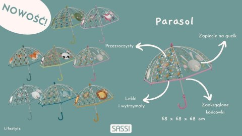 Parasol przeciwdeszczowy Jednorożec SASSI