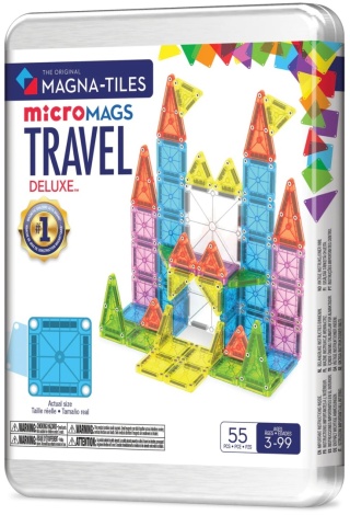 Klocki Magnetyczne Travel microMAGS XL 55 el.