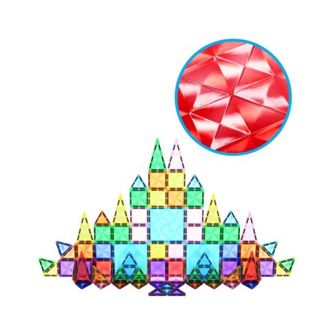 PICASSO Zestaw Diamentowy 100 Elementów, klocki magnetyczne