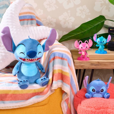 STITCH STICH MASKOTKA INTERAKTYWNA PRZYTULANKA DŹWIĘKI ŚMIECH 28 CM