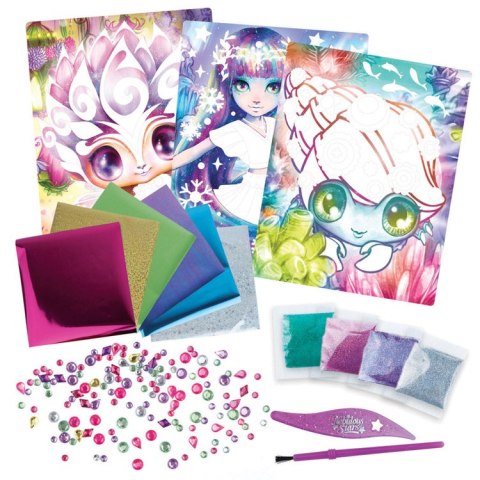 Nebulous Stars Album do scrapbookingu z folią i brokatem Marinia