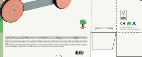 Drewniany wózek na zakupy