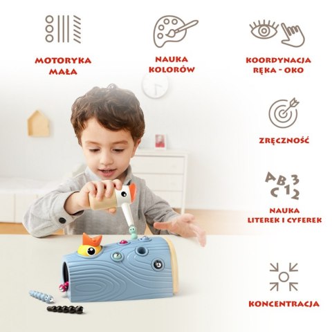 TOPBRIGHT Gra zręcznościowa Nakarm Ptaszka Złap Robaczka