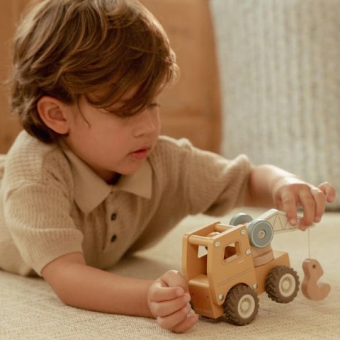 Little Dutch Ciężarówka z dźwigiem FSC