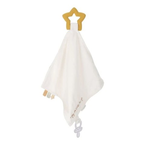 Little Dutch Przytulaczek z zawieszką do smoczka i gryzakiem Newborn Naturals