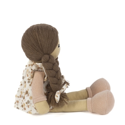 Pasito a pasito Lalka Bibi szmaciana przytulanka laleczka z warkoczami 35cm