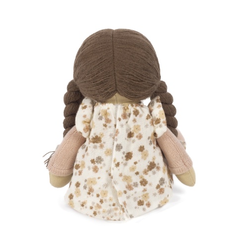 Pasito a pasito Lalka Bibi szmaciana przytulanka laleczka z warkoczami 35cm