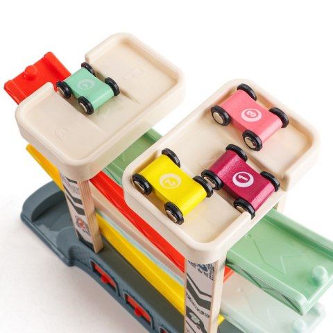 Tor samochodowy Zjeżdżalnia z superszybkimi autami -18 mies.+ TOPBRIGHT