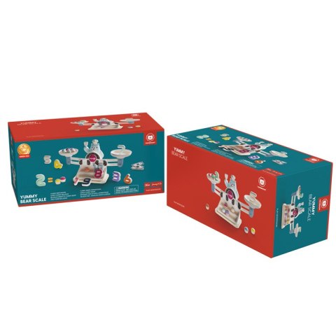 TOPBRIGHTa Głodny Miś Waga szalkowa Montessori Zabawka edukacyjn