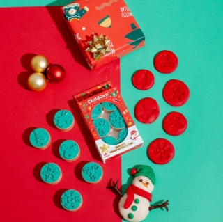 ChildGen, Zestaw drewniane stemple 6 szt. ŚWIĘTA, ŚWIĘTA!