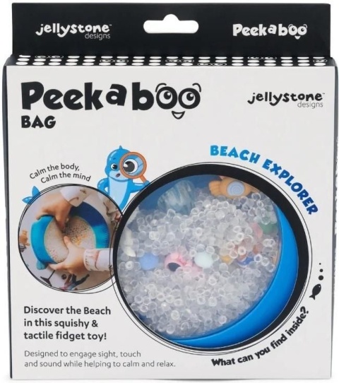 Jellystone Peekaboo Dysk sensoryczny z figur. A-Ku-Ku! Plaża