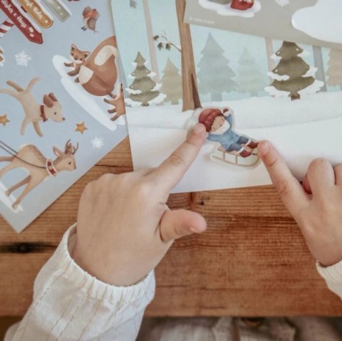 Little Dutch Świąteczna opowieść - naklejki z planszami