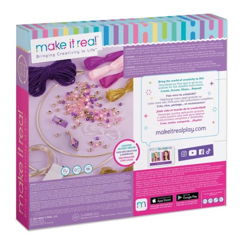 MAKE IT REAL Lunar Łapacz snów ze światłem, zestaw kreatywny