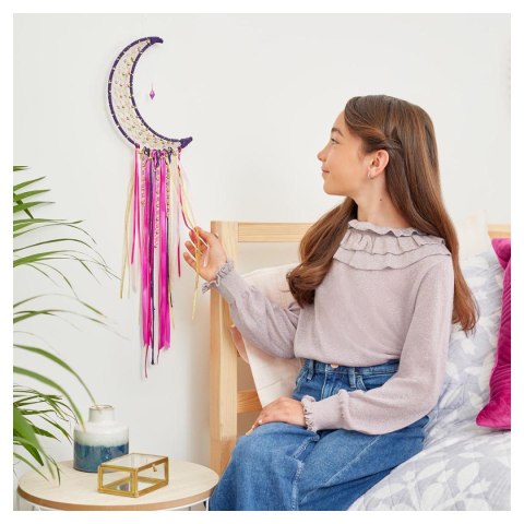 MAKE IT REAL Lunar Łapacz snów ze światłem, zestaw kreatywny